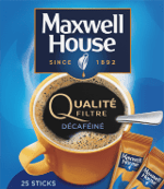 maxwell house sticks décaféiné